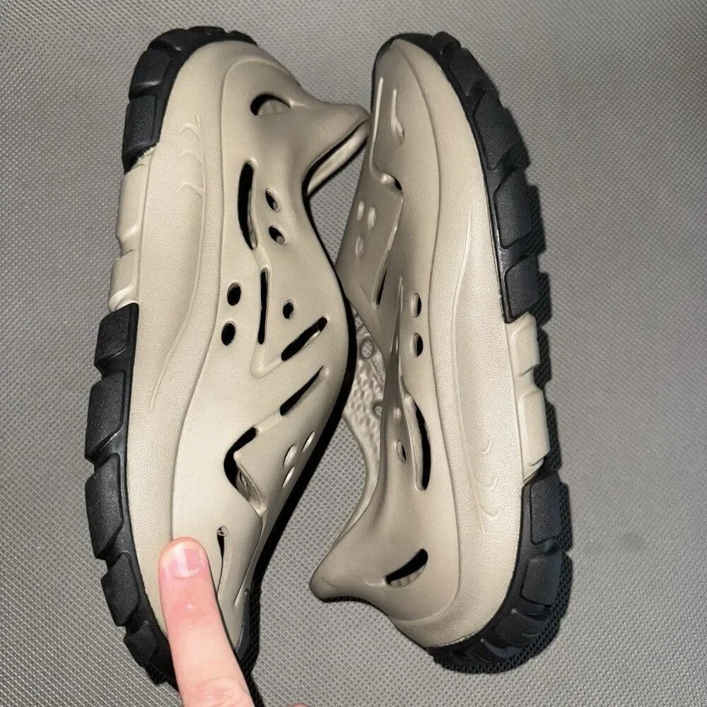 SIA Collective Evo Foam Tan Black Trainer Comfort Clog Shoe Men’s Size 8-9